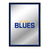 St. Louis Blues: Logo - Framed Mirrored Wall Sign, AGS-NHSTLB-275-01A
