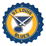 St. Louis Blues: Bottle Cap Wall Clock, FNB-NHSTLB-540