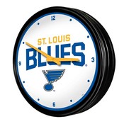St. Louis Blues: Illuminated Retro Diner Wall Clock, NHSTLB-550-01
