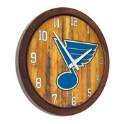 St. Louis Blues: "Faux" Barrel Top Wall Clock, NHSTLB-560-01