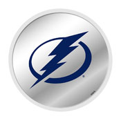 Tampa Bay Lightning: Modern Disc Mirrored Wall Sign, NHTBLG-235-01C