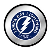 Tampa Bay Lightning: Secondary Logo - Modern Disc Mirrored Wall Sign, FNB-NHTBLG-235-02A