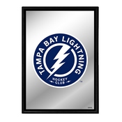 Tampa Bay Lightning: Logo - Framed Mirrored Wall Sign, AGS-NHTBLG-275-01A