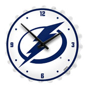 Tampa Bay Lightning: Bottle Cap Lighted Wall Clock, NHTBLG-545-01