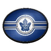 Toronto Maple Leafs: Oval Slimline Lighted Wall Sign, NHTOML-140-01