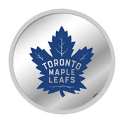Toronto Maple Leafs: Modern Disc Mirrored Wall Sign, NHTOML-235-01C