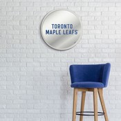 Toronto Maple Leafs: Secondary Logo - Modern Disc Mirrored Wall Sign, FNB-NHTOML-235-02B