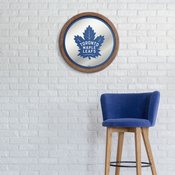 Toronto Maple Leafs: Barrel Top Mirrored Wall Sign, AGS-NHTOML-245-01A
