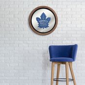 Toronto Maple Leafs: Barrel Top Mirrored Wall Sign, AGS-NHTOML-245-01A