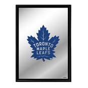 Toronto Maple Leafs: Logo - Framed Mirrored Wall Sign, AGS-NHTOML-275-01A