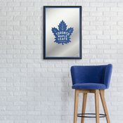 Toronto Maple Leafs: Logo - Framed Mirrored Wall Sign, AGS-NHTOML-275-01A
