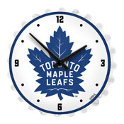 Toronto Maple Leafs: Bottle Cap Lighted Wall Clock, NHTOML-545-01