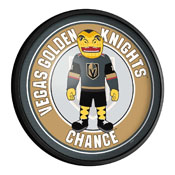 Vegas Golden Knights: Chance - Round Slimline Lighted Wall Sign, NHVGKS-130-02