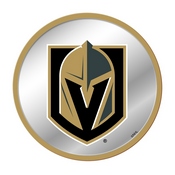 Vegas Golden Knights: Modern Disc Mirrored Wall Sign - Gold, NHVGKS-235-01B