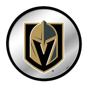 Vegas Golden Knights: Modern Disc Mirrored Wall Sign, NHVGKS-235-01C