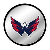 Washington Capitals: Modern Disc Mirrored Wall Sign, NHWASH-235-01C