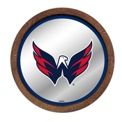 Washington Capitals: Barrel Top Mirrored Wall Sign, AGS-NHWASH-245-01A