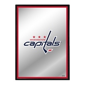 Washington Capitals: Logo - Framed Mirrored Wall Sign, AGS-NHWASH-275-01A