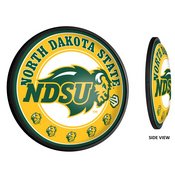 NDSU - North Dakota State Bison Slimline Illuminated Team Spirit Wall Sign-Round