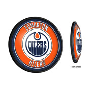 Edmonton Oilers: Round Slimline Illuminated Wall Sign, NHEDMO-130-01