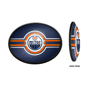 Edmonton Oilers: Oval Slimline Illuminated Wall Sign, NHEDMO-140-01