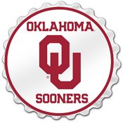University of Oklahoma Sooners Team Spirit Bottle Cap Wall Sign