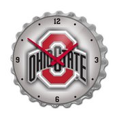 OSU Ohio State Buckeyes Team Spirit Bottle Cap Wall Clock