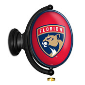 Florida Panthers: Original Oval Illuminated Rotating Wall Sign, NHFLOR-125-01