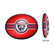 Florida Panthers: Oval Slimline Illuminated Wall Sign, NHFLOR-140-01