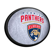 Florida Panthers: Ice Rink - Oval Slimline Illuminated Wall Sign, NHFLOR-140-02