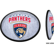 Florida Panthers: Ice Rink - Oval Slimline Illuminated Wall Sign, NHFLOR-140-02
