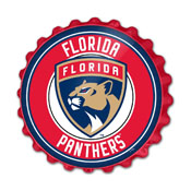 Florida Panthers: Bottle Cap Wall Sign, NHFLOR-210-01