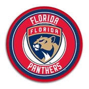Florida Panthers: Modern Disc Wall Sign, NHFLOR-230-01
