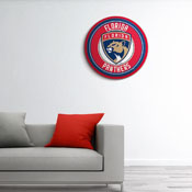 Florida Panthers: Modern Disc Wall Sign, NHFLOR-230-01
