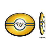 Nashville Predators: Ice Rink - Oval Slimline Illuminated Wall Sign, NHNASH-140-02