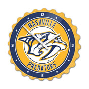 Nashville Predators: Bottle Cap Wall Clock, NHNASH-540-01