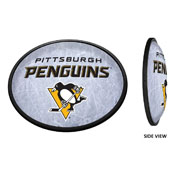 Pittsburgh Penguins: Ice Rink - Oval Slimline Illuminated Wall Sign, NHPITT-140-02