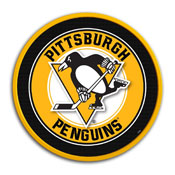Pittsburgh Penguins: Modern Disc Wall Sign, NHPITT-230-01