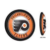 Philadelphia Flyers: Round Slimline Illuminated Wall Sign, NHPHIL-130-01