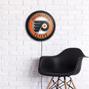 Philadelphia Flyers: Round Slimline Illuminated Wall Sign, NHPHIL-130-01