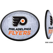 Philadelphia Flyers: Ice Rink - Oval Slimline Illuminated Wall Sign, NHPHIL-140-02