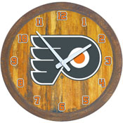 Philadelphia Flyers: "Faux" Barrel Top Wall Clock, NHPHIL-560-01