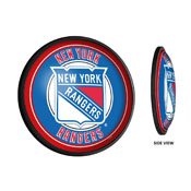 New York Rangers: Round Slimline Illuminated Wall Sign, NHNYRS-130-01
