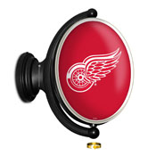 Detroit Red Wings: Original Oval Illuminated Rotating Wall Sign, NHDTRW-125-01