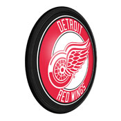 Detroit Red Wings: Round Slimline Illuminated Wall Sign, NHDTRW-130-01