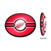 Detroit Red Wings: Oval Slimline Illuminated Wall Sign, NHDTRW-140-01