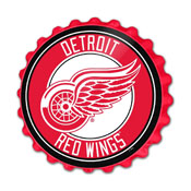 Detroit Red Wings: Bottle Cap Wall Sign, NHDTRW-210-01