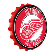 Detroit Red Wings: Bottle Cap Wall Sign, NHDTRW-210-01