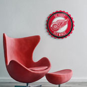 Detroit Red Wings: Bottle Cap Wall Sign, NHDTRW-210-01