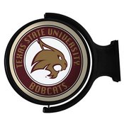 TXST - Texas State Bobcats Rotating Illuminated Team Spirit Wall Sign-Round